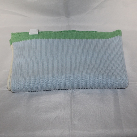 West Elm 100% Cotton Reversible Blanket. Sz. 30"x40"